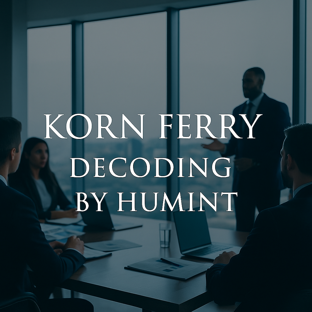 🔷 Korn Ferry FY’25 Q4 – HUMINT Advisory®